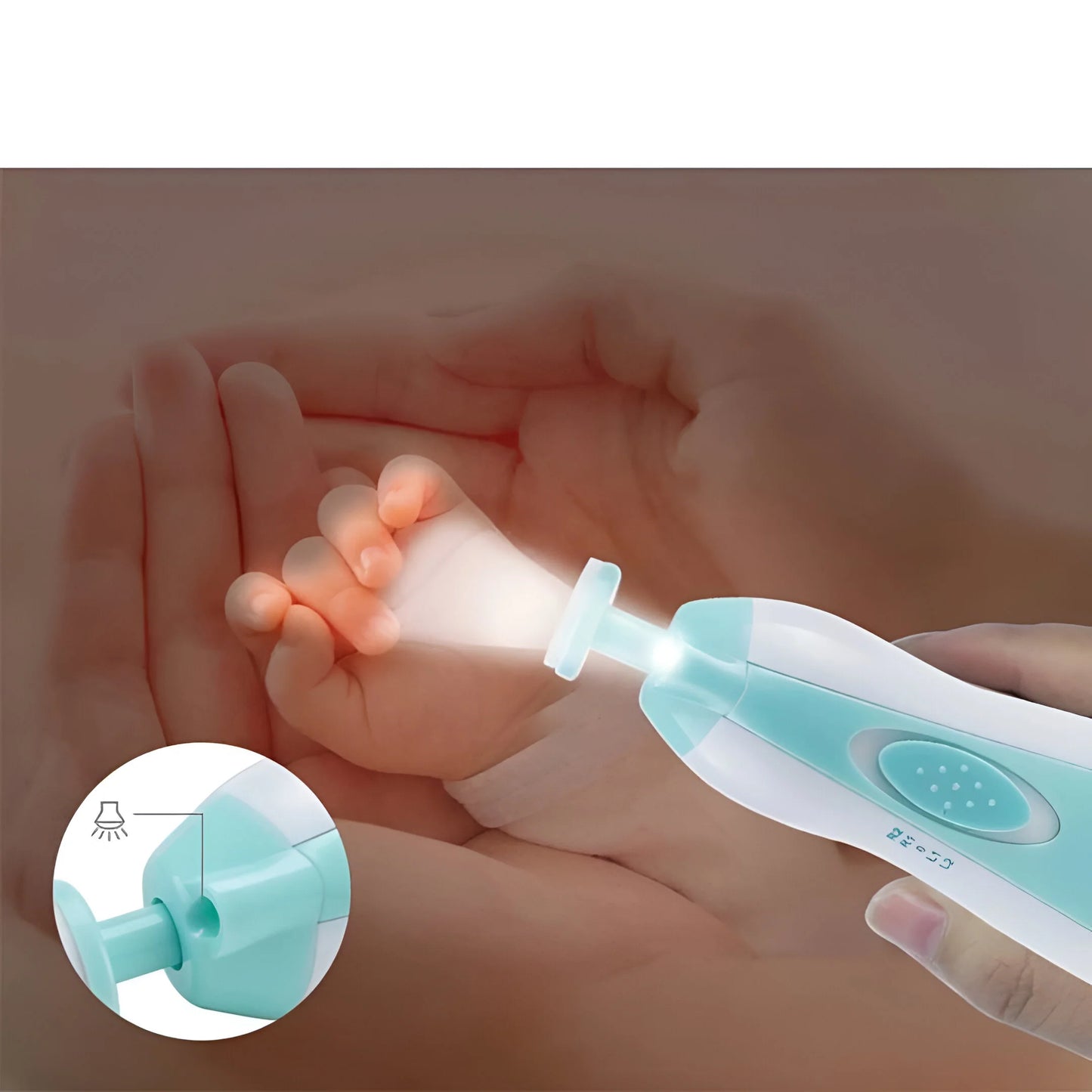 Sanfte Nagelfeile für zarte Babyhände