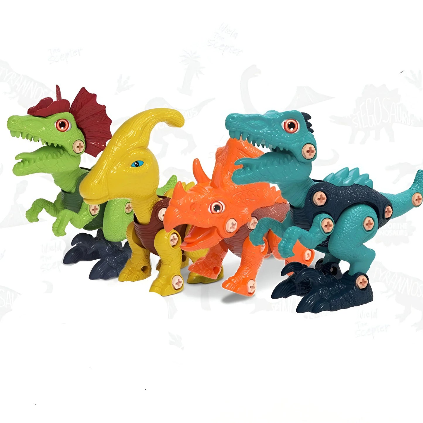 Dinosaurier Schrauben Set