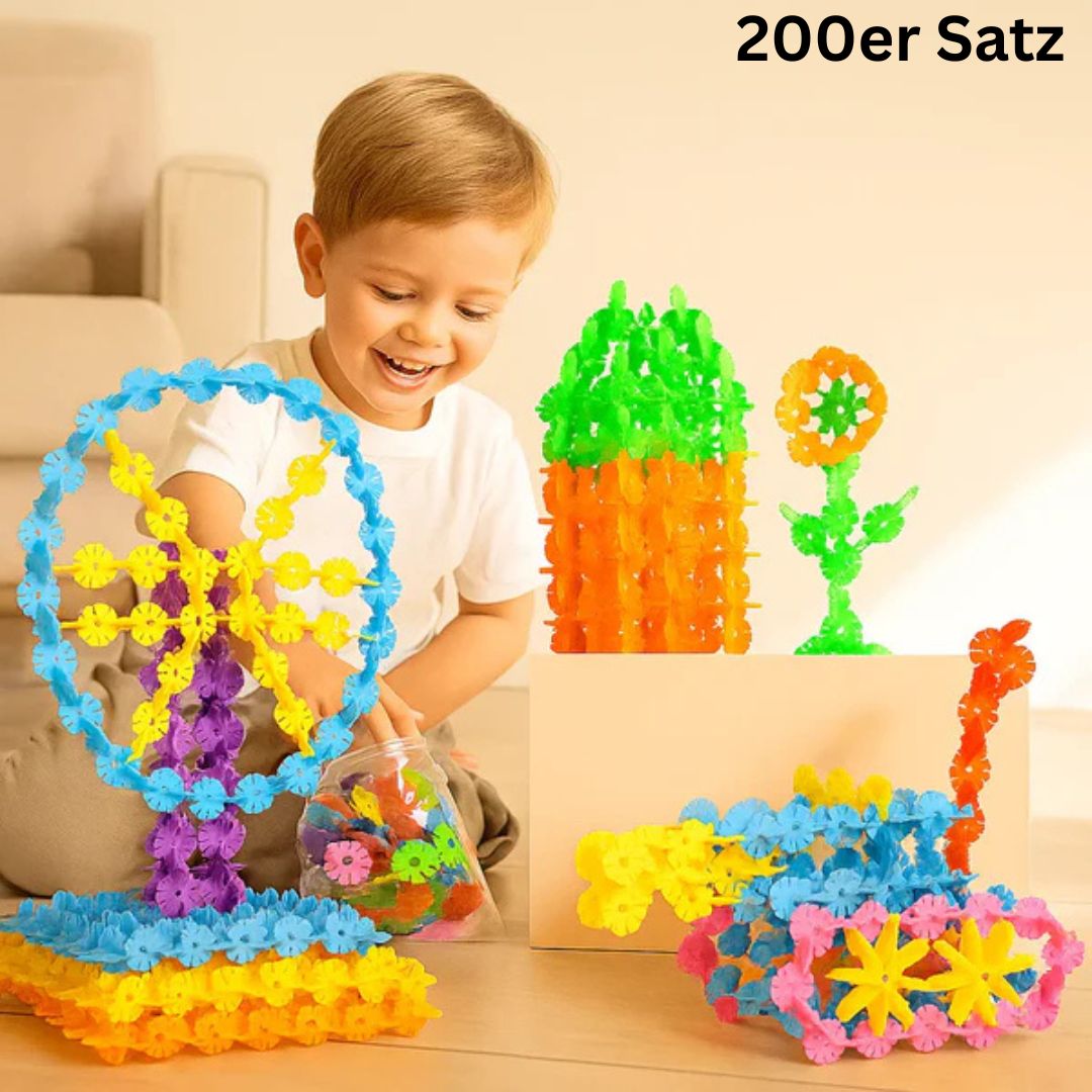 Montessori Flocken Spielbausteine