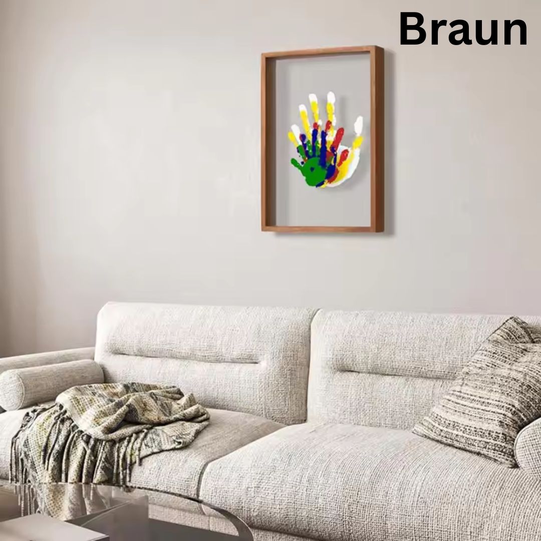 Familien Fingerabdruck Bilderrahmen