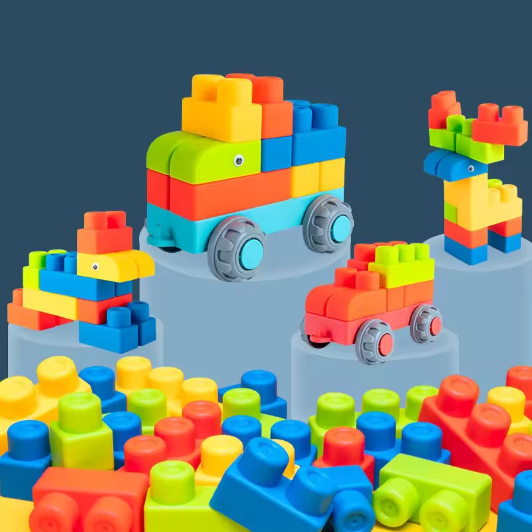 Kontruktionsset aus weichem Gummi