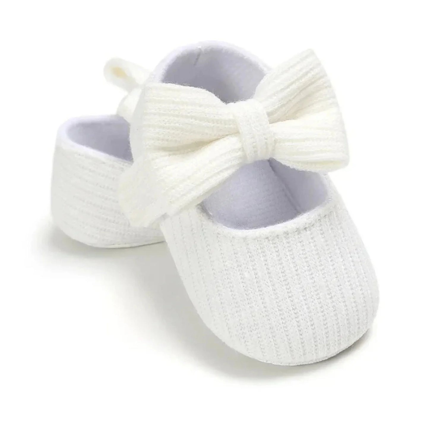 Baby Stoffschuhe mit Schleife