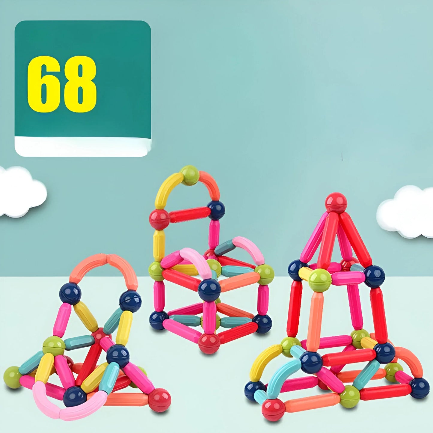 Magnet Baustein Spielset