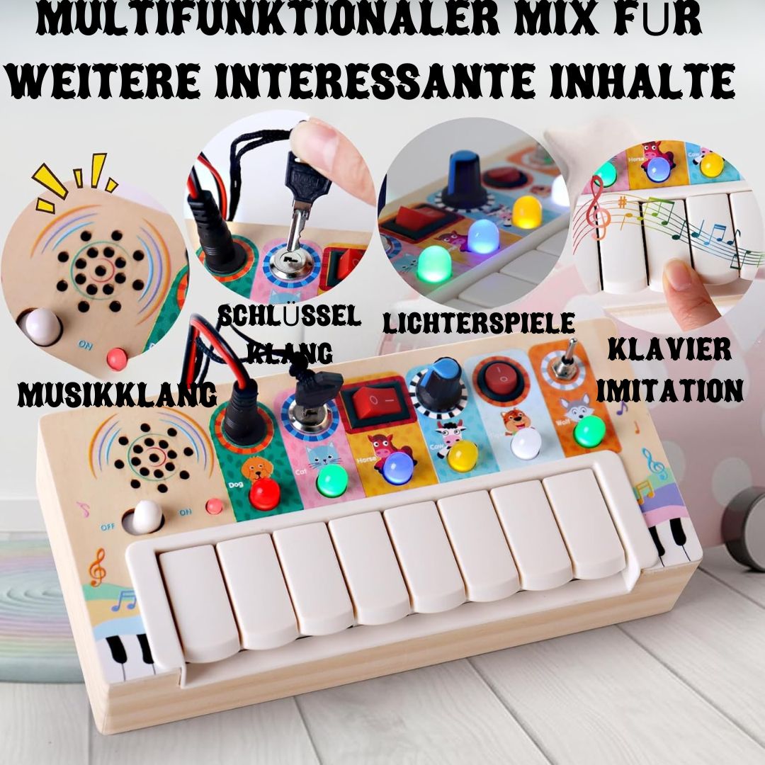 Montessori Lern Klavier aus Holz