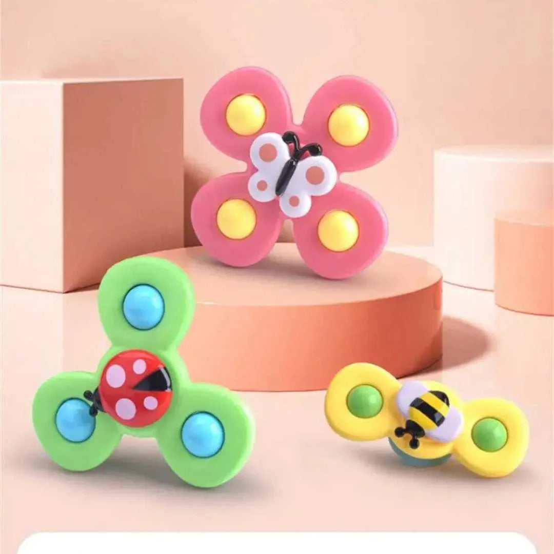 Saugnapf Spinner 3er Set