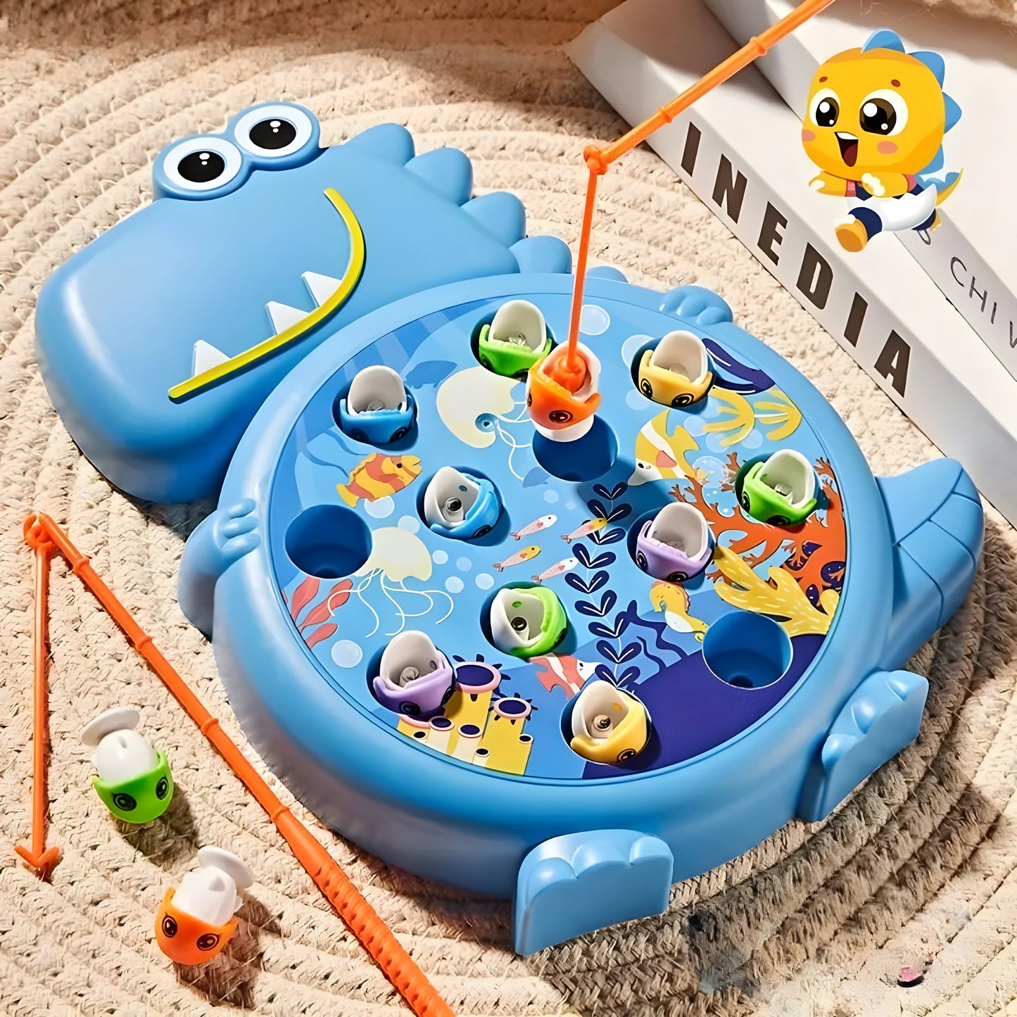 DinoCatch - Montessori Spiel für kleine Angler