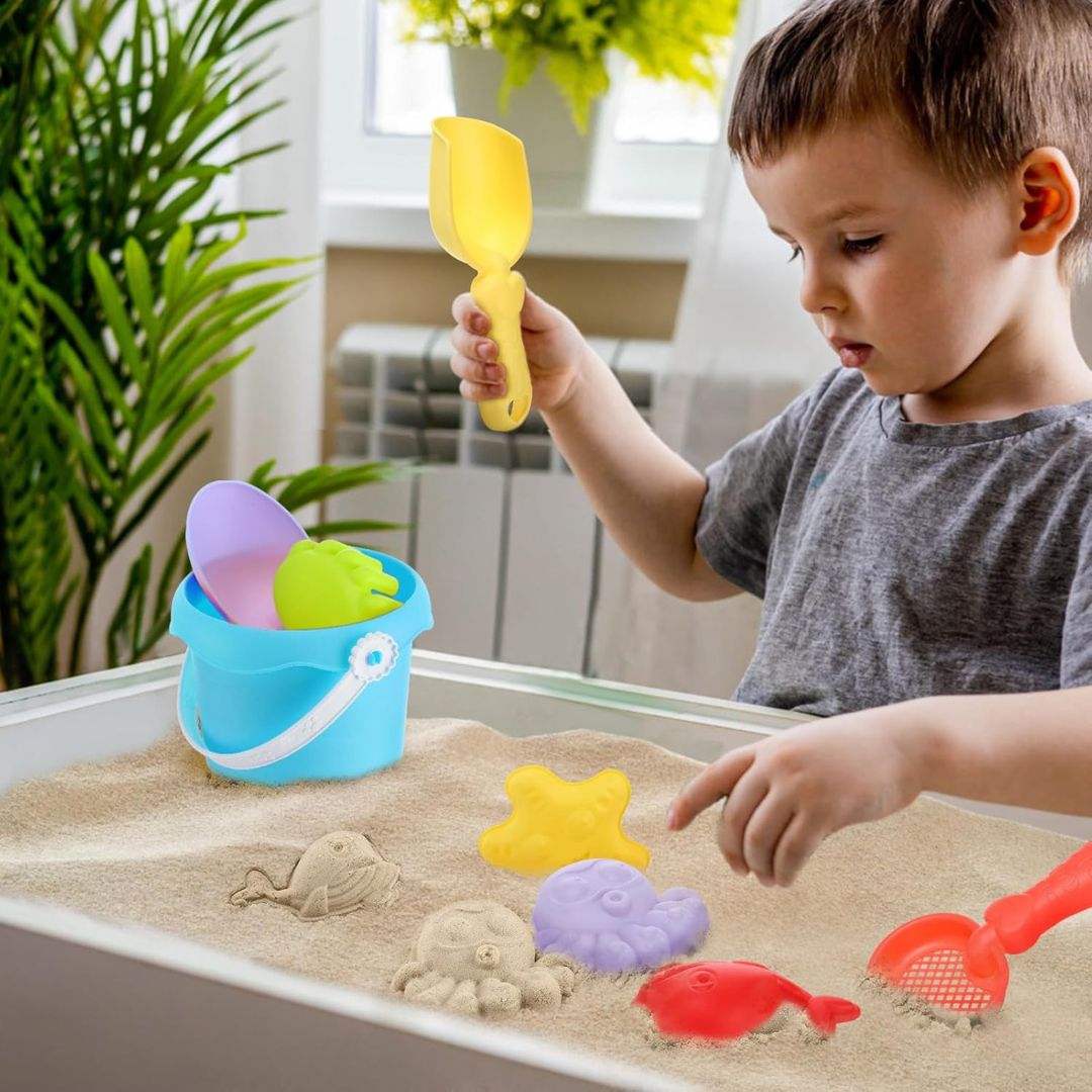 SandSpaß Deluxe - Sandspielset für kleine Baumeister