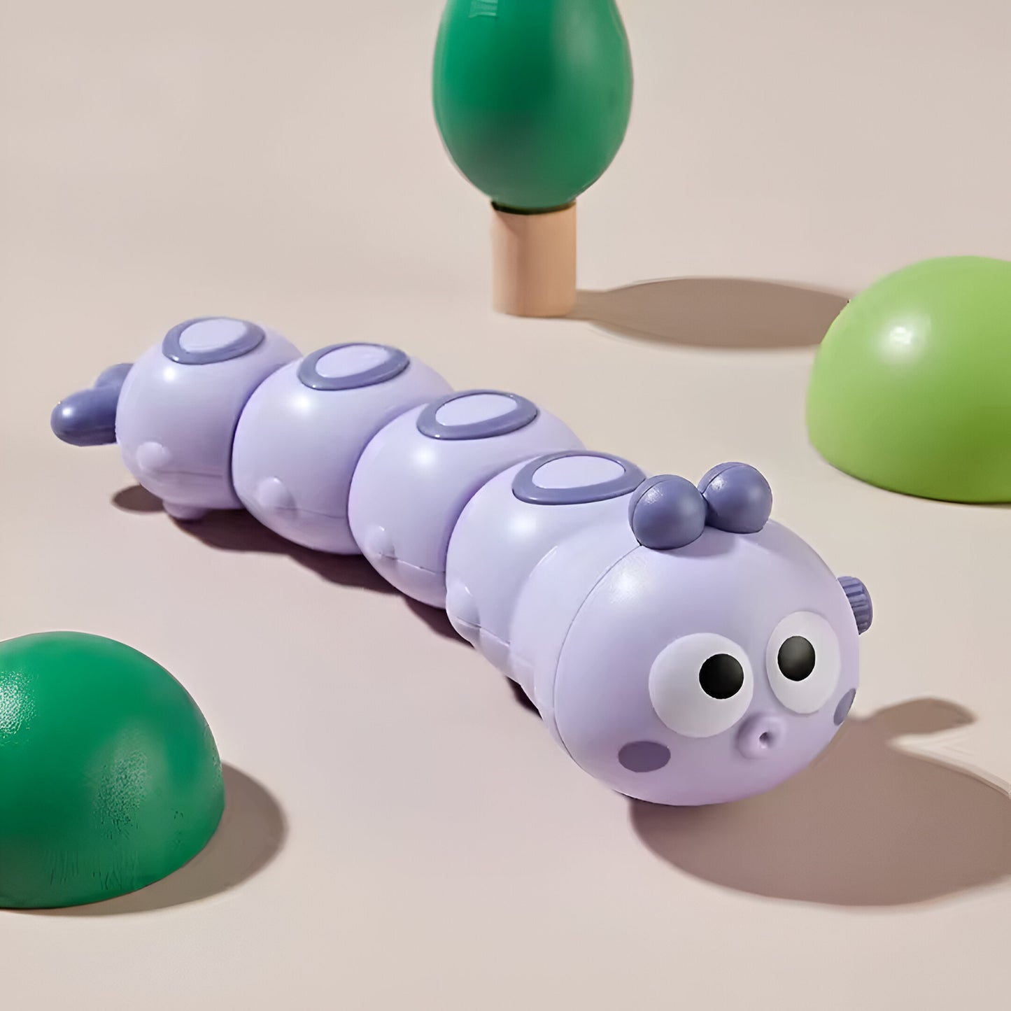 WackelWurm – Lustiges Aufziehspielzeug zum Krabbeln & Staunen