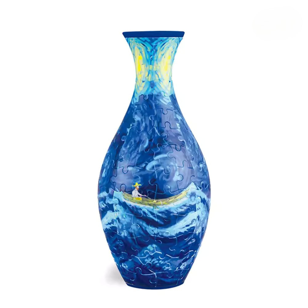 3D Puzzle Vase für echte Blumen