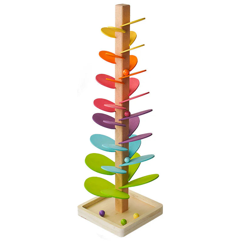 Montessori-Murmelbaum aus Holz