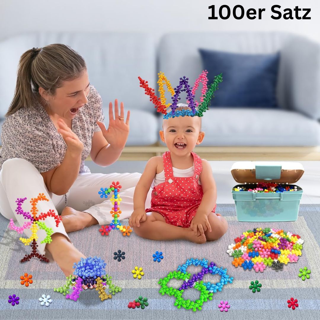Montessori Flocken Spielbausteine