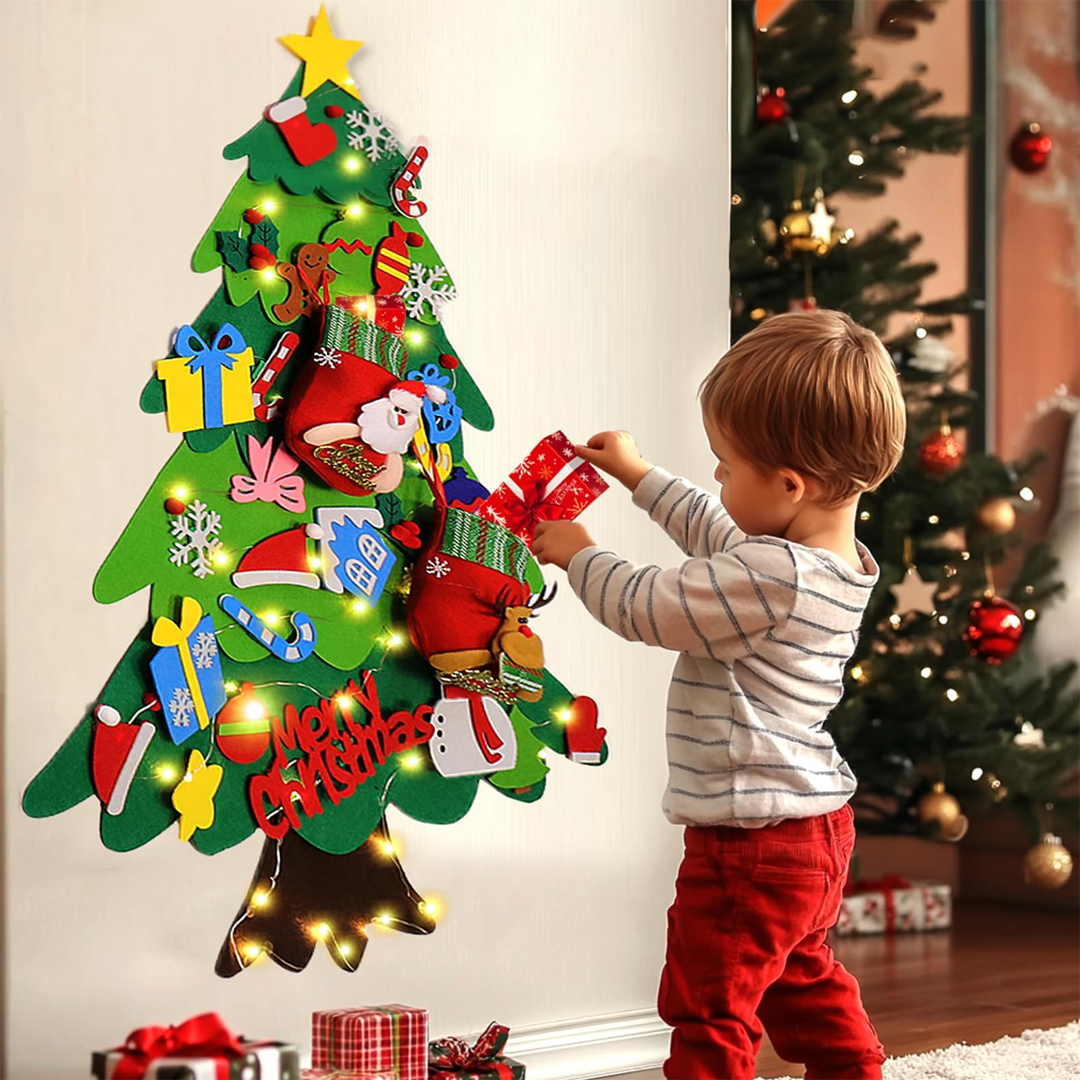 TannenZauber - Der interaktive Filzbaum mit Lichtern