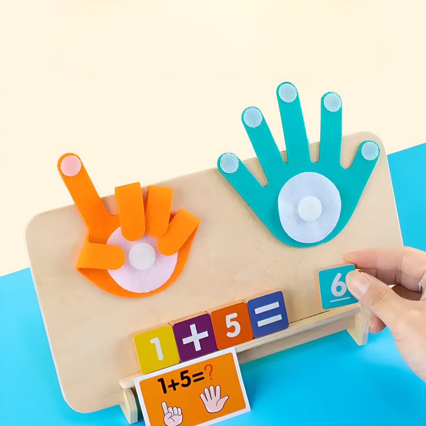 Montessori Finger Mathe Lernspiel