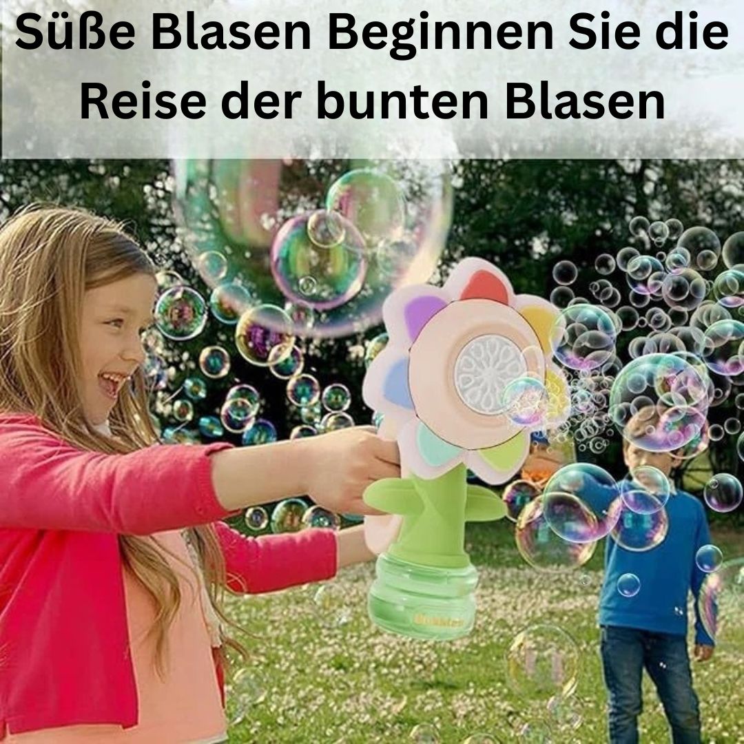 Magische Seifenblasen Blume