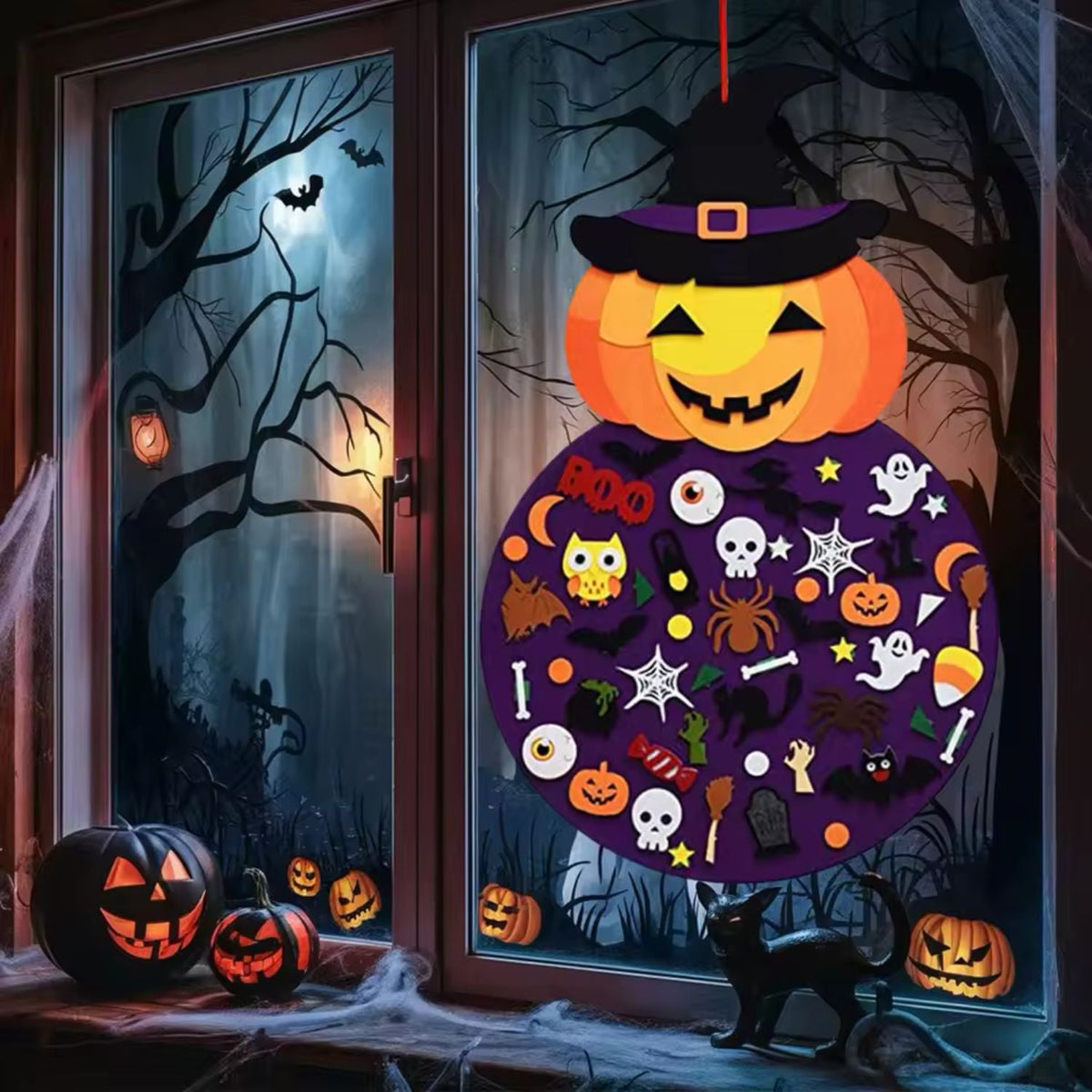 GruselZauber - DIY Halloween Filz-Hexe