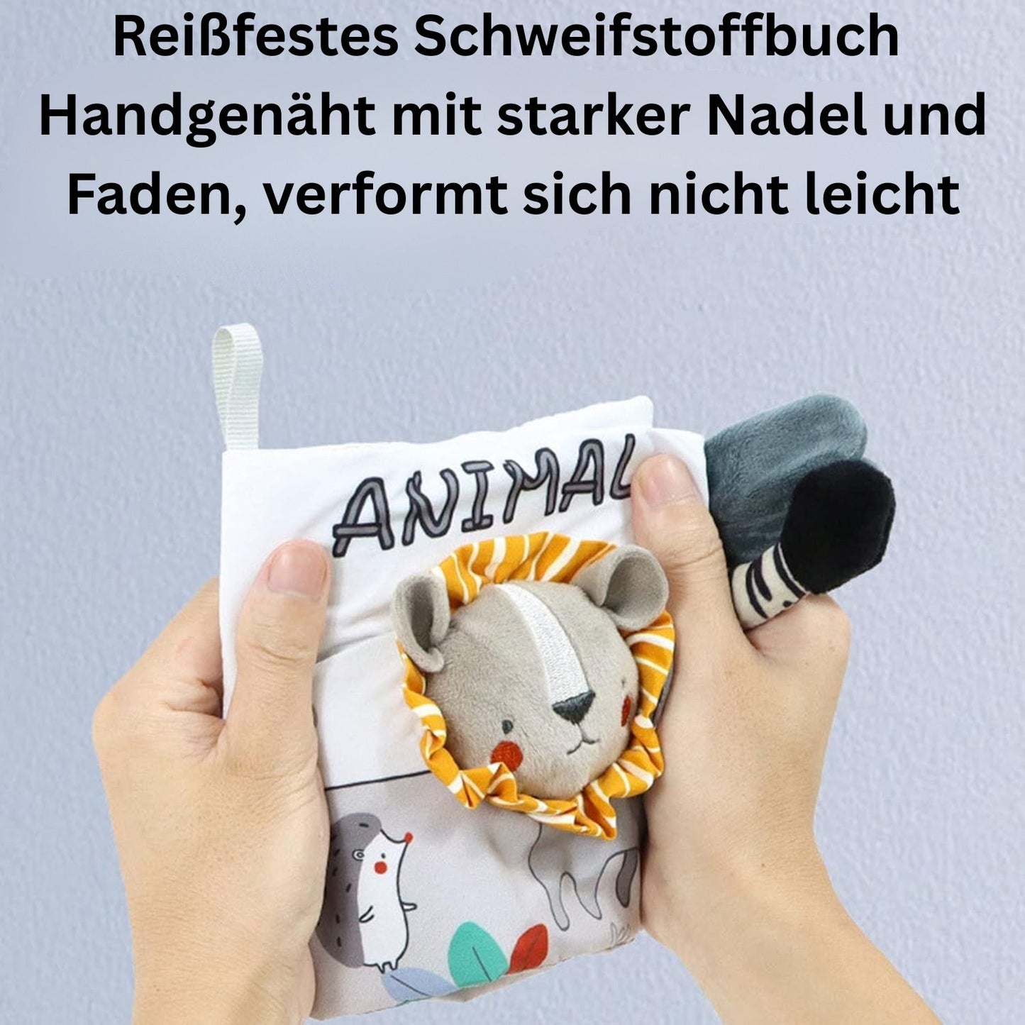FühlBuch – Weiches Entdeckerspielbuch mit Sensorik für Kinder