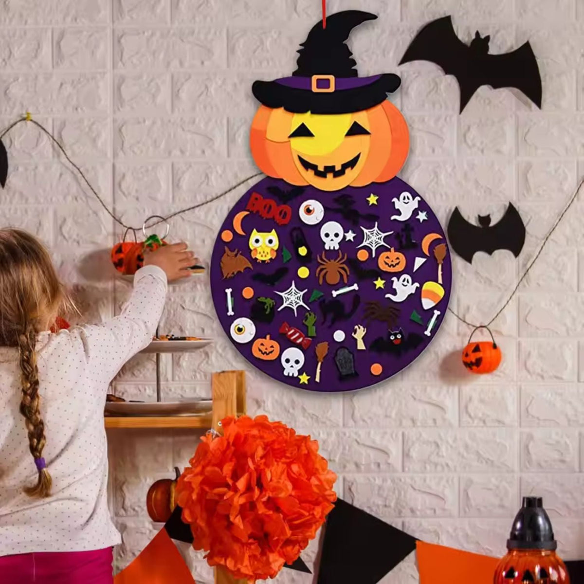 GruselZauber - DIY Halloween Filz-Hexe