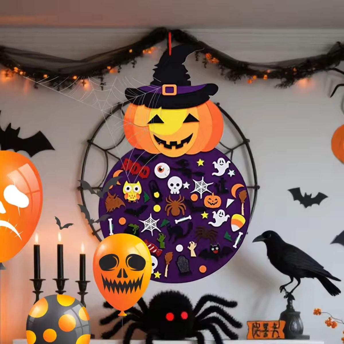 GruselZauber - DIY Halloween Filz-Hexe