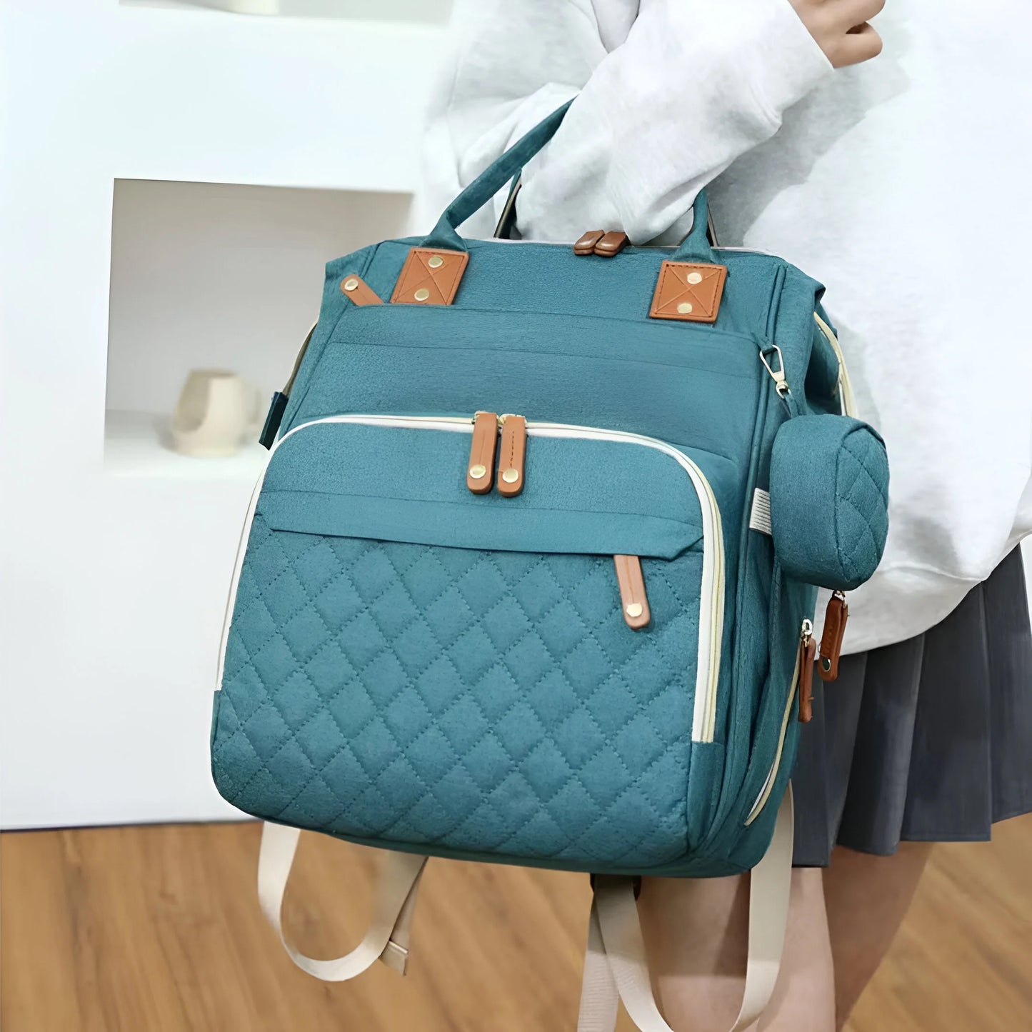 2-in-1 Baby Wickelrucksack
