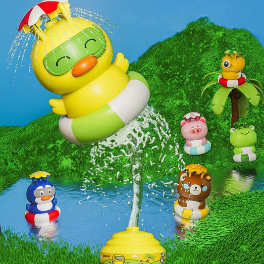 Tierische Wasserrakete
