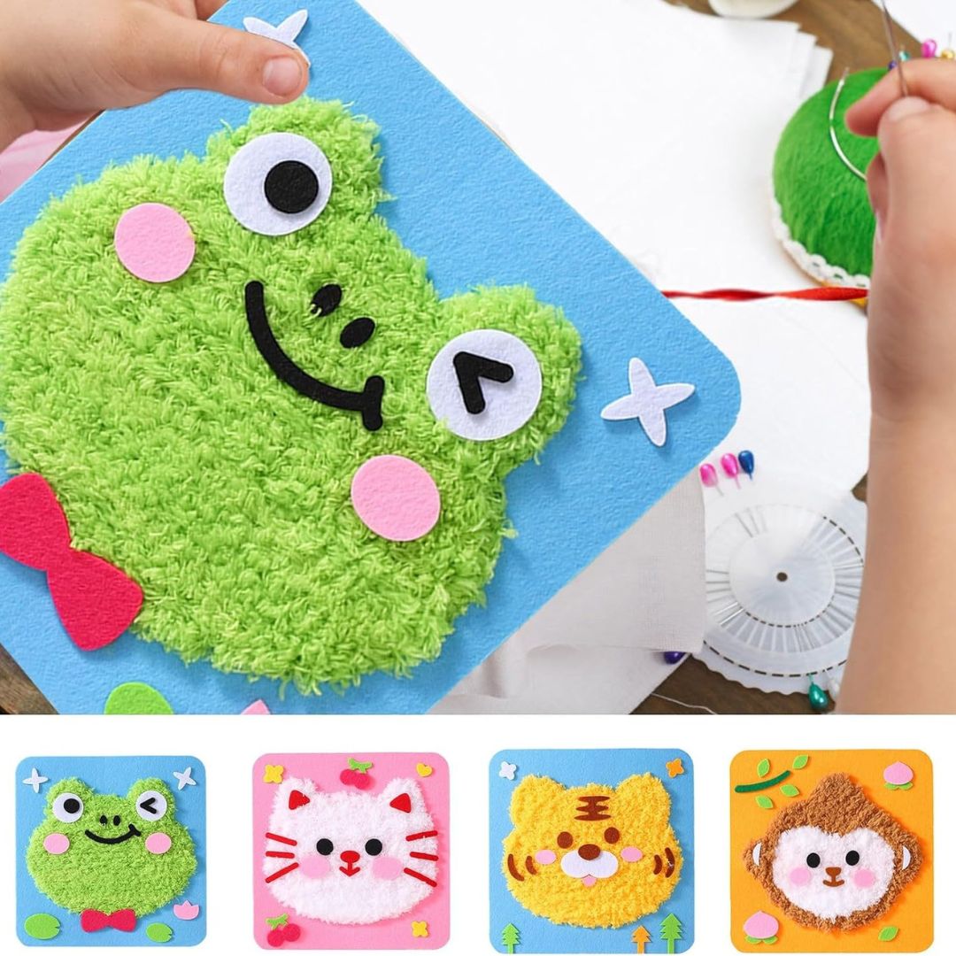 Kinder Stickpuppen Karten