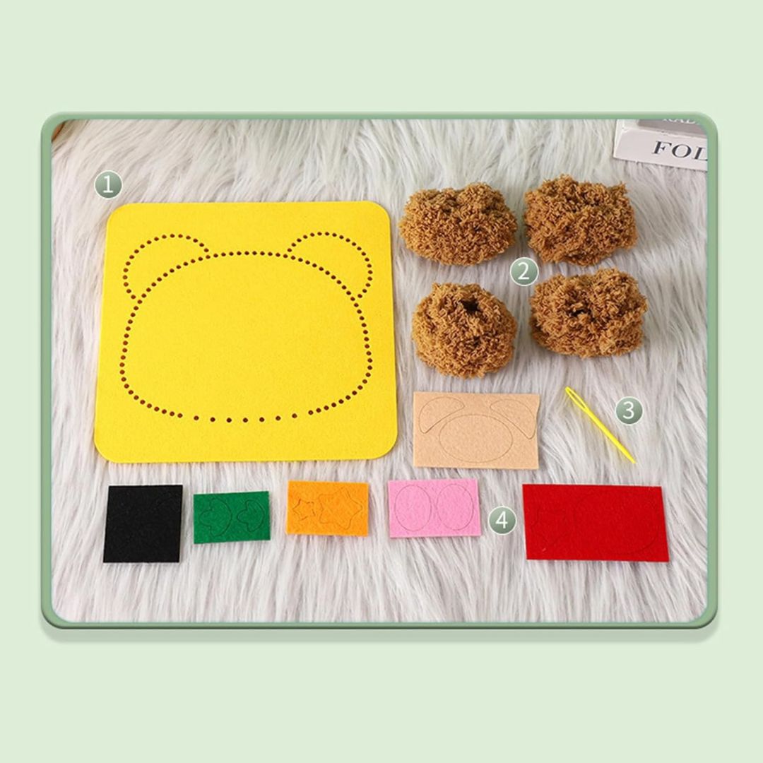 Kinder Stickpuppen Karten