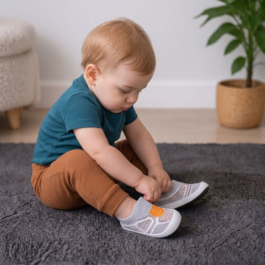 TinySteps - Rutschfeste Baby-Socken-Schuhe
