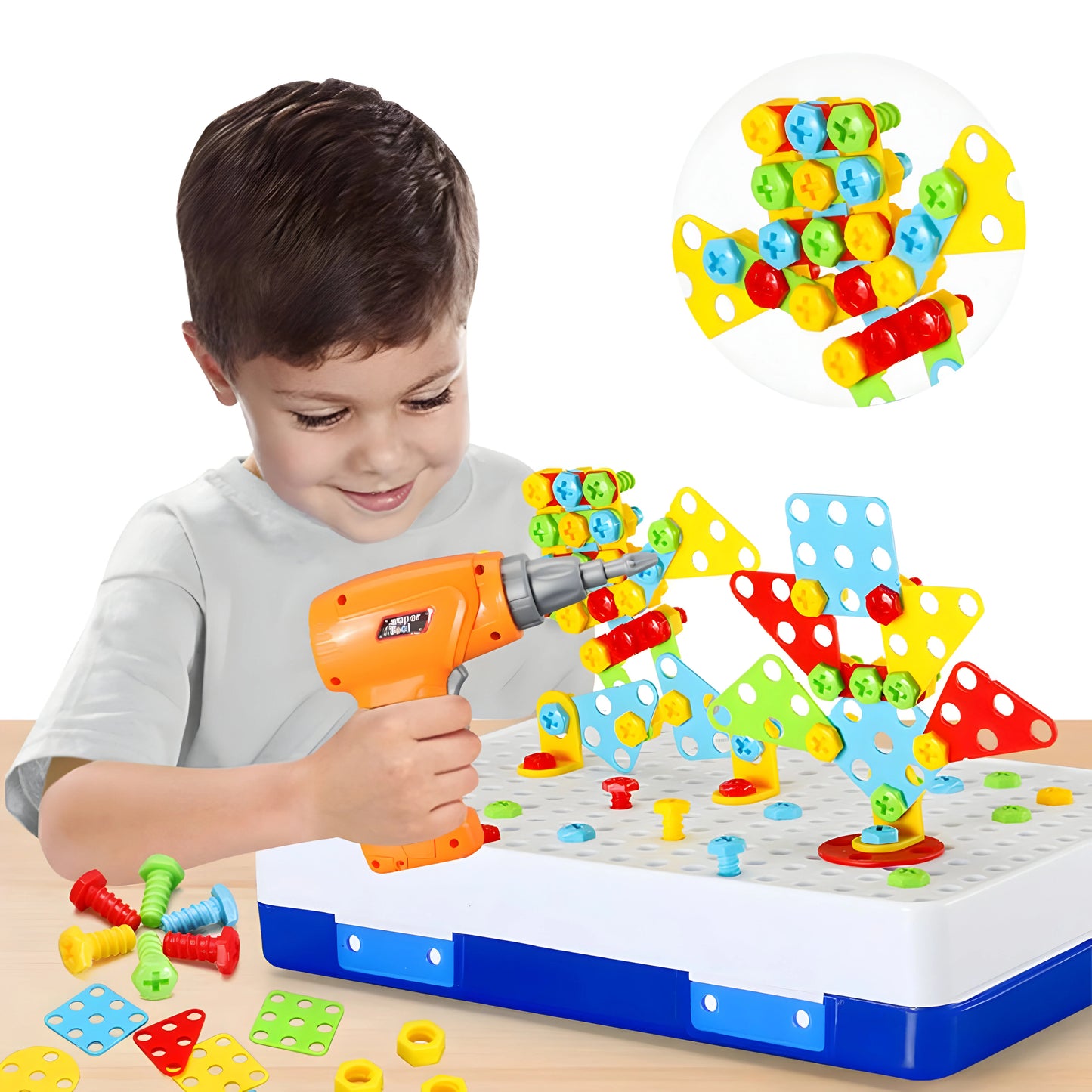 SchraubiBox – Montessori-Spielzeug