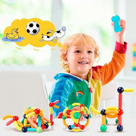 Magnetbausteie für kleine Baumeister