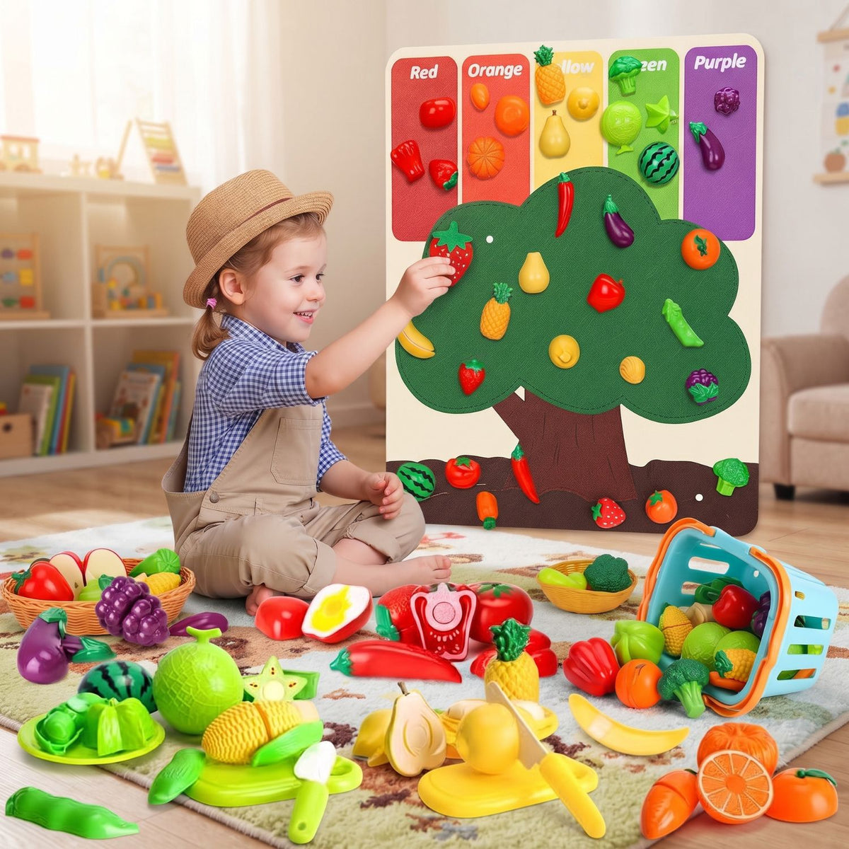 ErnteSpaß - Filz-Lebensmittel-Spielset
