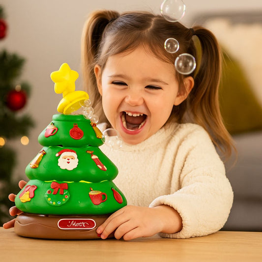 Musikalischer Seifenblasen Weihnachtsbaum