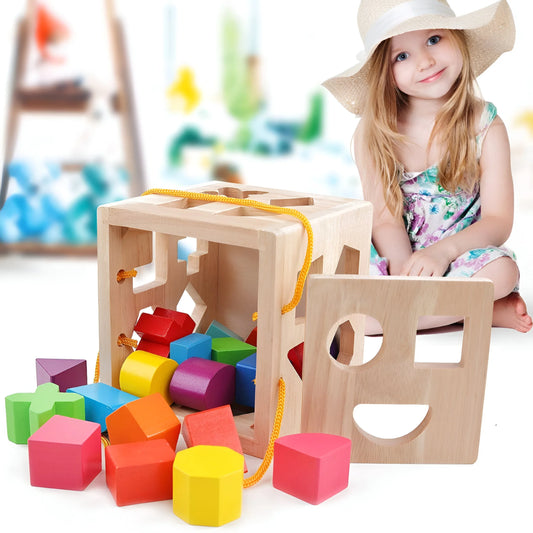 Montessori Formen und Farben Würfel