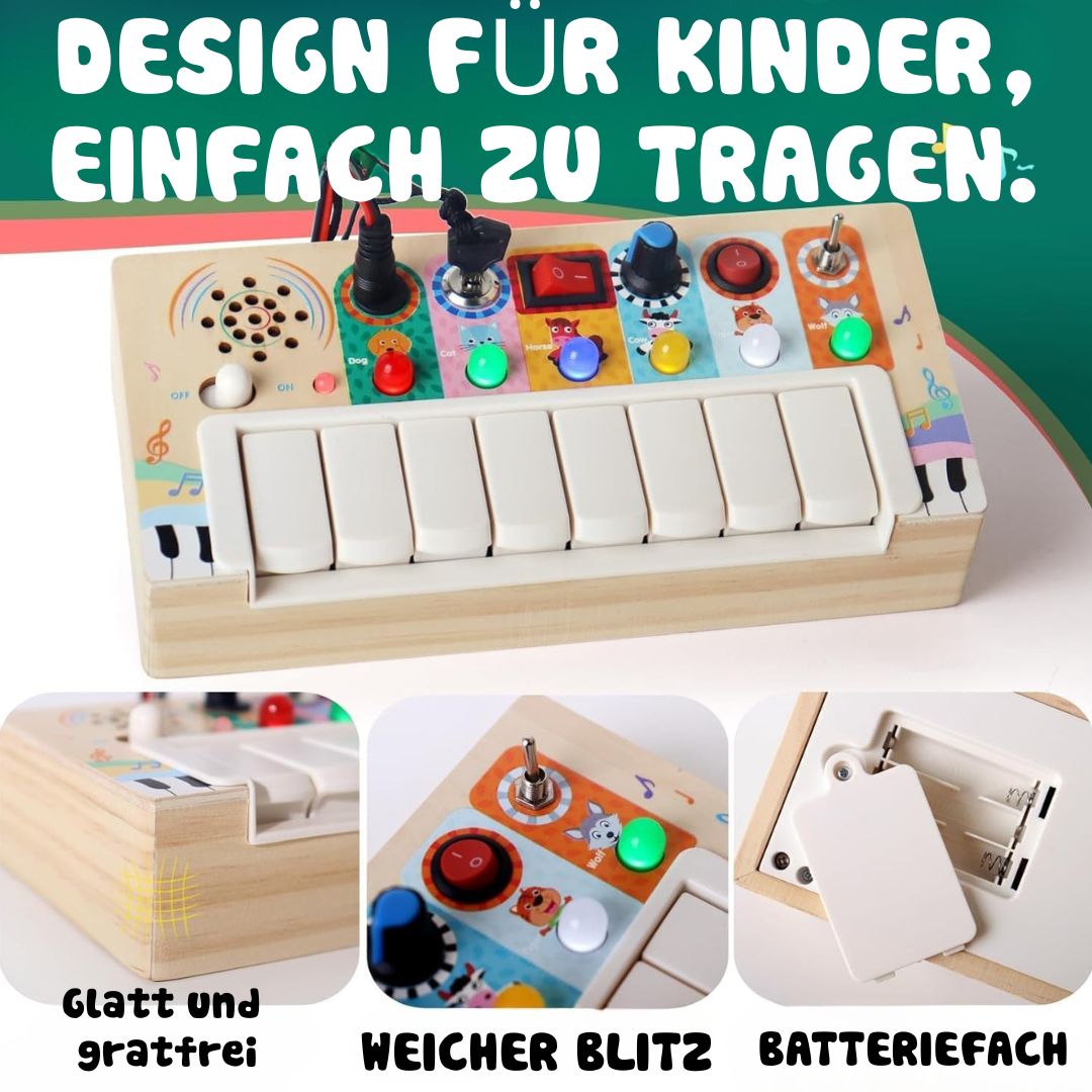 Montessori Lern Klavier aus Holz