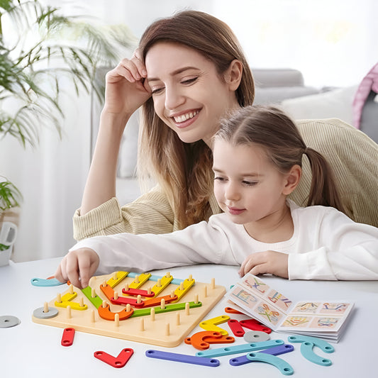 NagelKunst – Kreatives Montessori-Holzpuzzle
