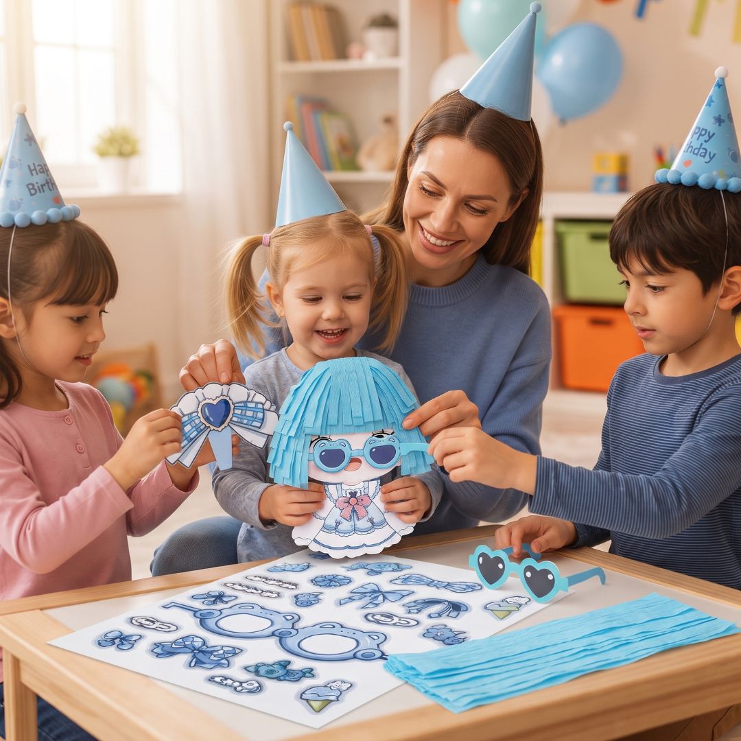 LittleStylist - Klebe-Frisuren-Set zum Selbermachen