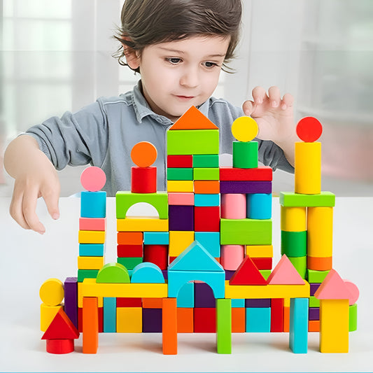 CityBlox - Montessori Farb-Bausteine