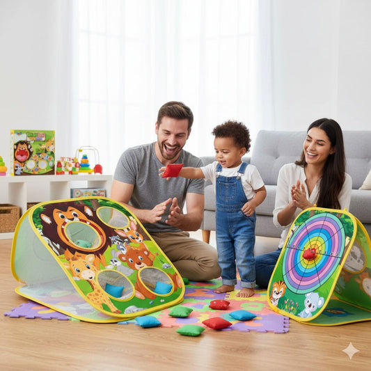 Tierisches Wurfabenteuer - Bewegendes Lernspiel