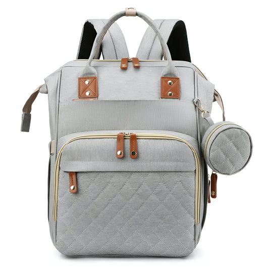 WickelBuddy - Babyrucksack mit integriertem Bett
