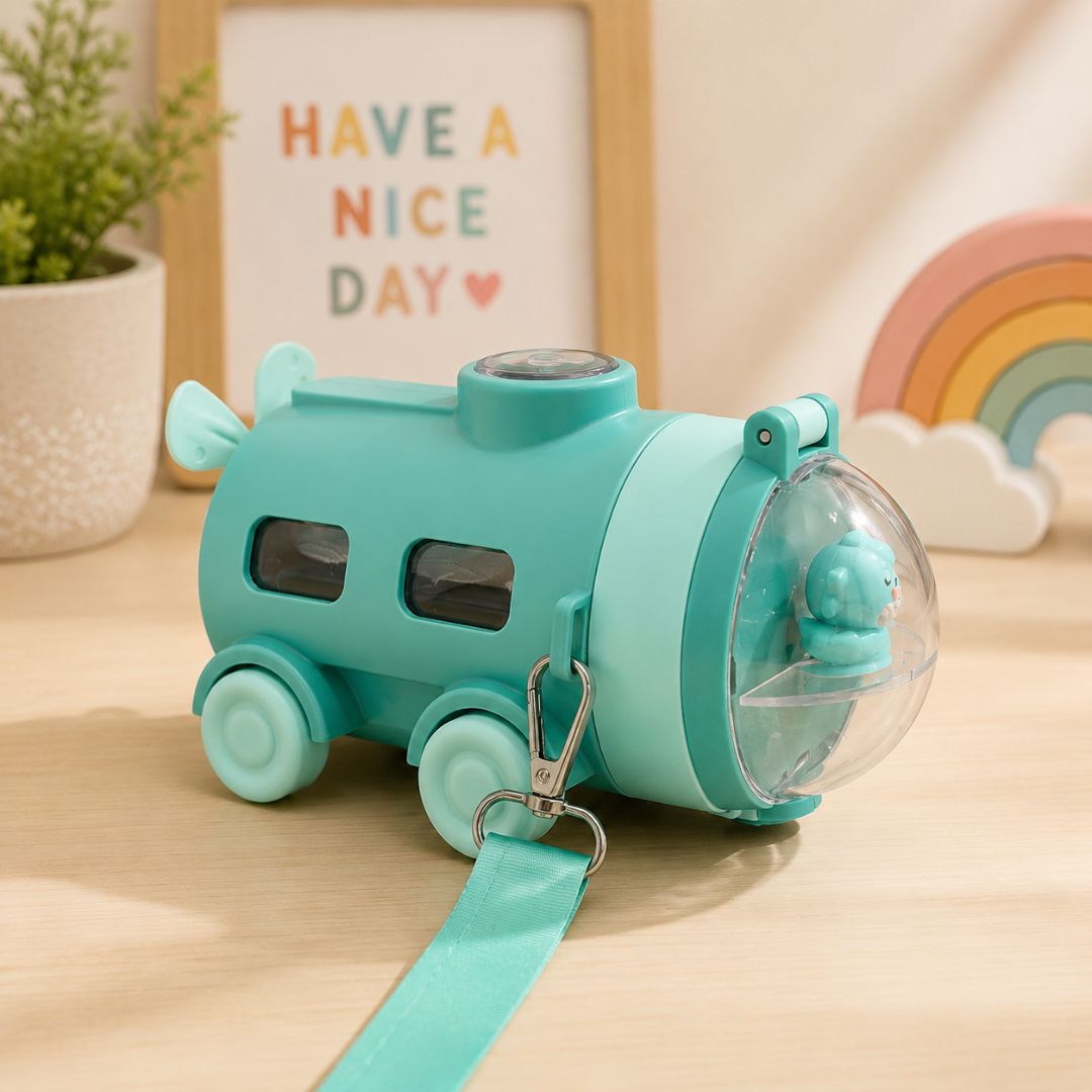 Schiebbare 500 ml Kinder Trinkflasche im Fahrzeugdesign