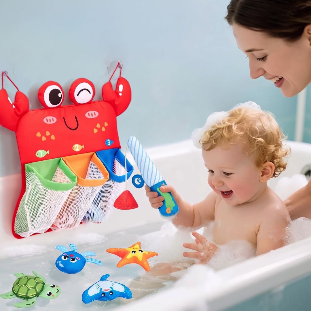 AngelSpaß - Magnetisches Angelspiel für die Badewanne