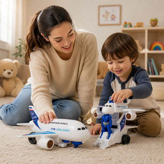 2-in-1 Kinder Action Flugzeugspielzeug