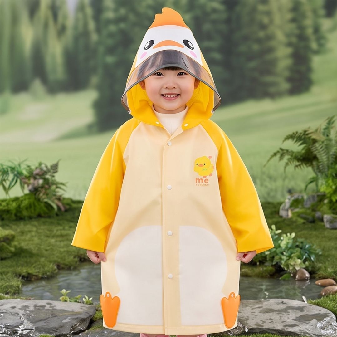 Wasserdichte Kinder Regenjacke im Tierdesign