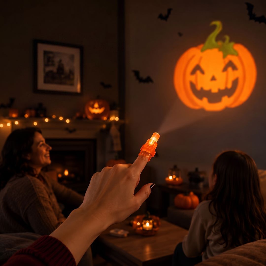 SpookyBeam - Gruseliger Finger-Projektor für Halloween