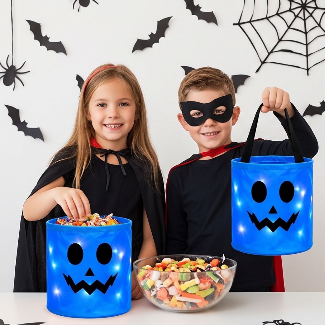 LeuchtTüte - Halloween Süßigkeitentasche mit LED