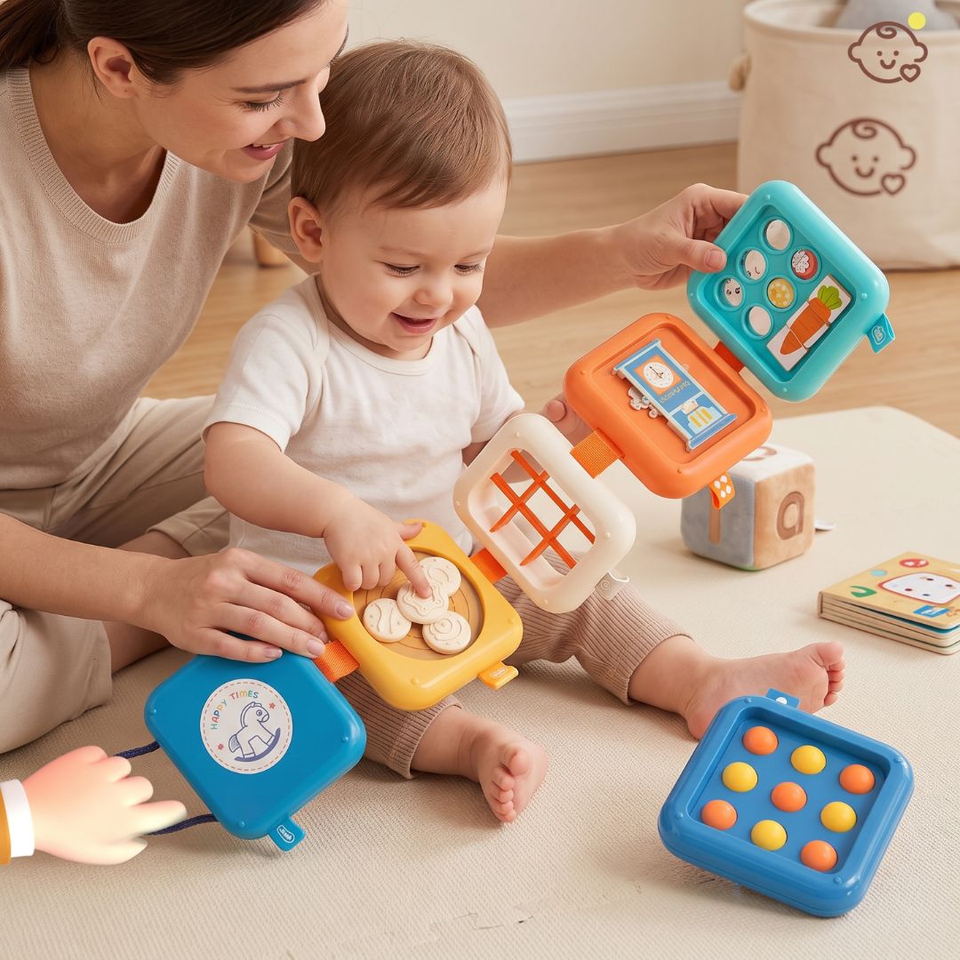 BusyBuddy - Klappbares Montessori-Reisespielzeug