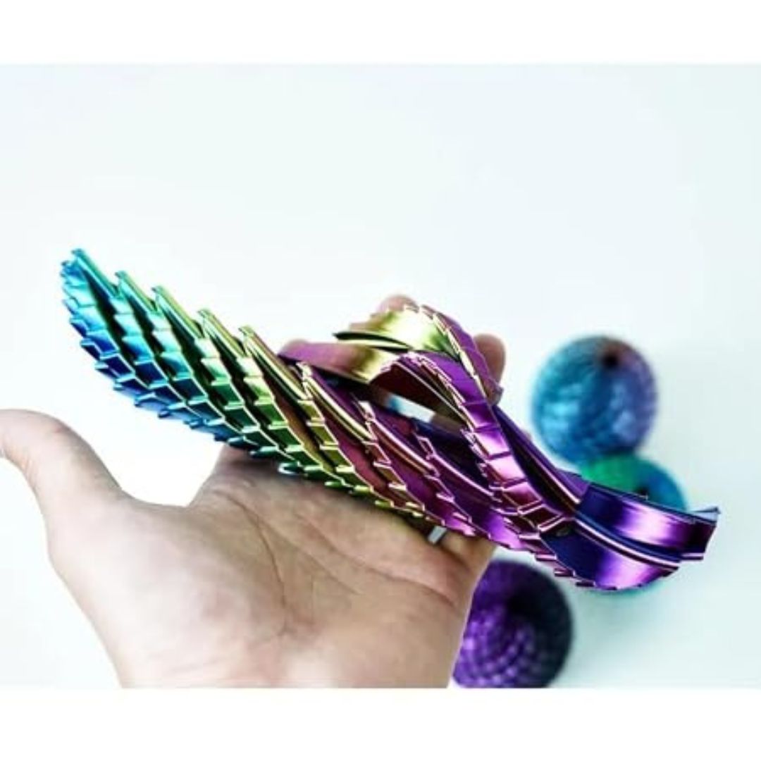 TwistDragon - Verwandelbares Drachen-Fidget-Spielzeug