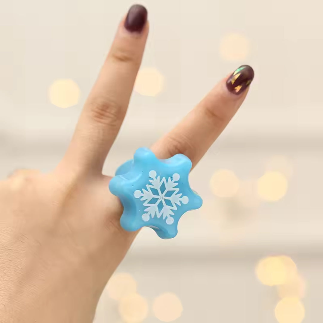 Leuchtende Weihnachts-Ringe