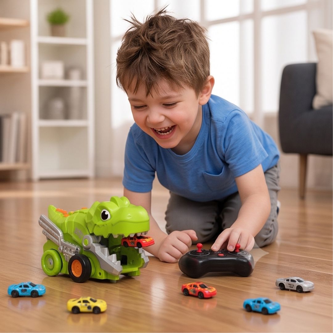 Ferngesteuerter Dino Transporter
