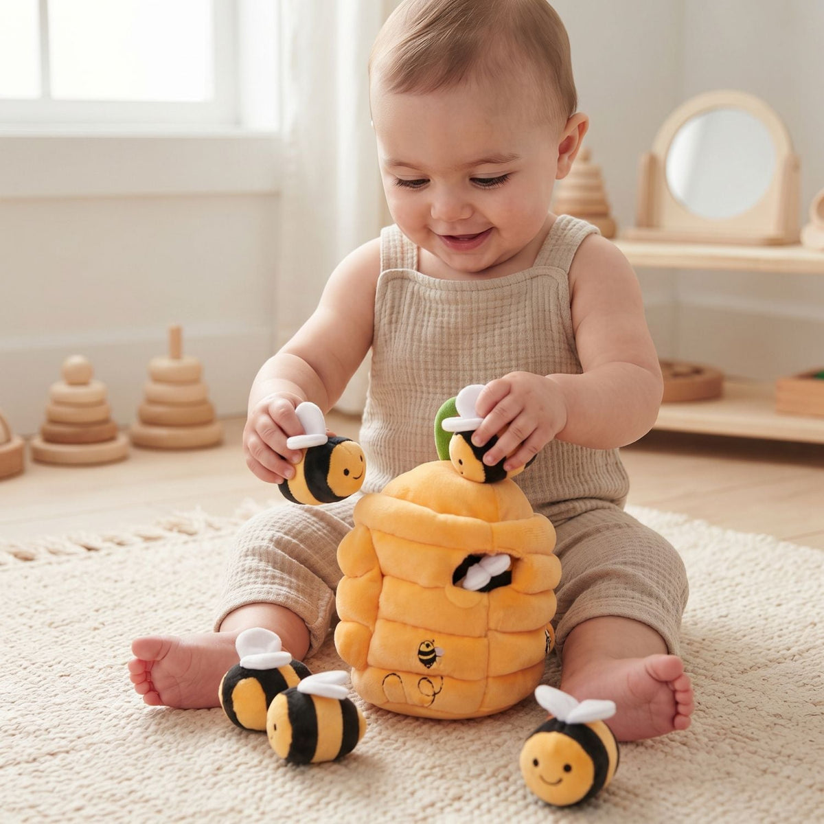 BeeBuddies - Interaktives Baby-Sensorikspielzeug