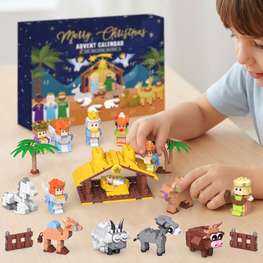 MerryBlocks - Weihnachts-Baukasten Adventskalender